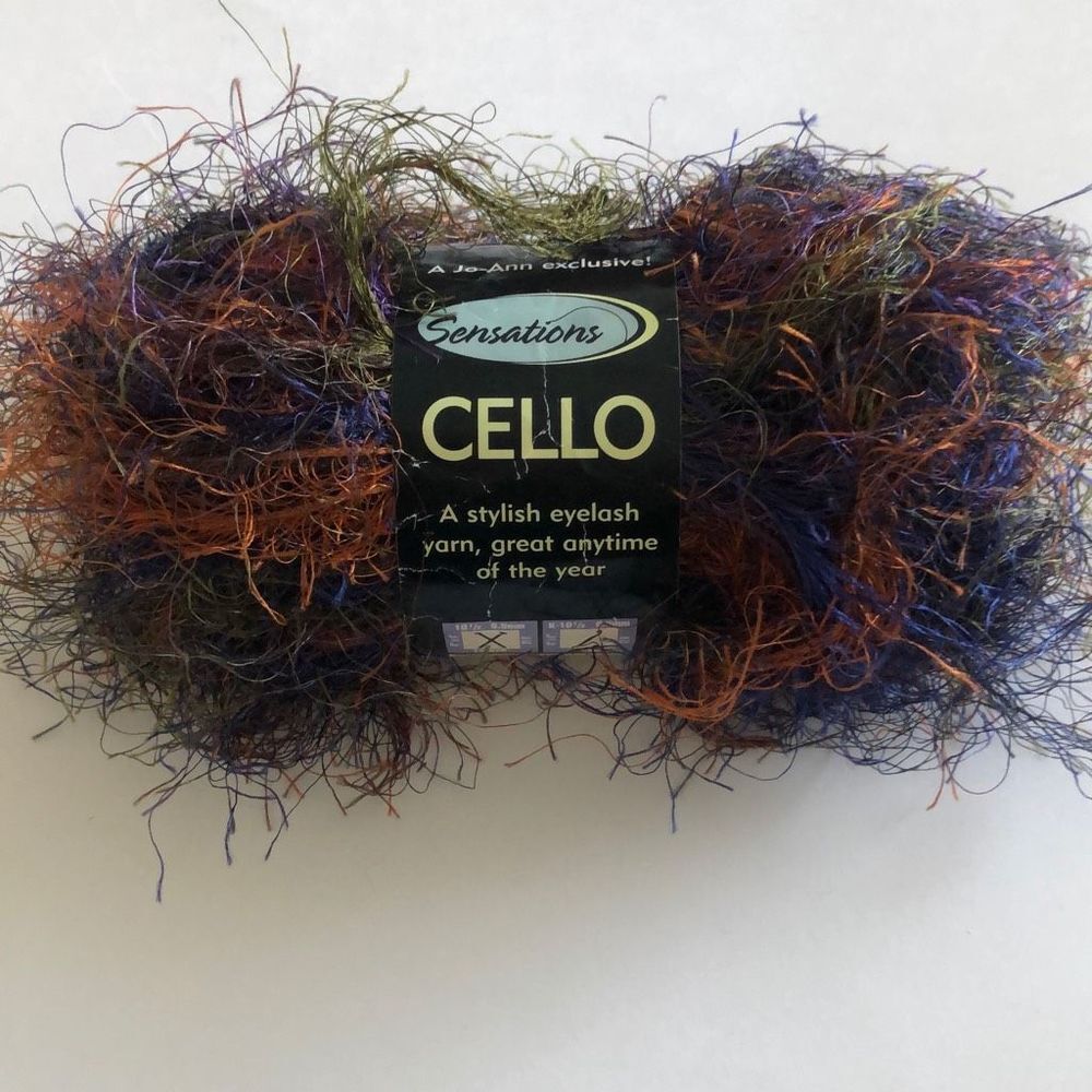 Sensations Cello eyelash yarn multi cello space yarn
